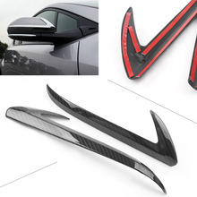 2Pcs Car Rearview Side Wing Mirror Base Cover Trim Exterior Moulding Strip for Toyota CHR 2016 2017 2018 / C-HR 16 17 18 2024 - buy cheap