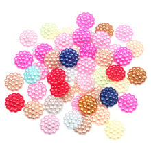 LF 200Pcs Mixed Round Pearl Decoration Craft Flatback Cabochon Embellishments For Scrapbooking Kawaii Cute Diy Accessories 2024 - buy cheap