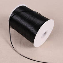 3 mm Width 50 Yards Handmade DIY Material Black Silk Satin Fabric Ribbon For Wedding Party Decoration Gift Wrapping Packing 2024 - buy cheap