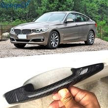 Cubierta de manija de puerta exterior de coche, accesorio de fibra de carbono 100% Real para BMW Serie 3GT 3GT F34 335i 320i 328i 325d 340i 330i 13 '-19 2024 - compra barato