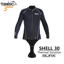 Slinx conjunto de mergulho de neoprene masculino, 3mm, jaqueta quente, submarina, pesca, surf, manter o calor, virilha de conexão 2024 - compre barato