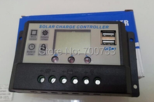 PWM 10A solar charge controller 5V USB Charger 12V 24V Solar Panel Battery LCD Charger Controller auto work 10amps 2024 - buy cheap