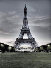 Eiffel Tower Background Photography Wedding Photo Backdrops Custom Digital Long Lawn Backdrops for Photo Studio 2024 - buy cheap