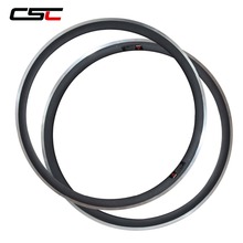 700C Carbon Bike Clincher  Rim with aluminium alloy brake surface 38/50/60/80mm Depth Profile 2024 - buy cheap