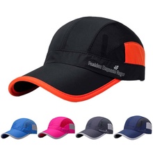 2018 летняя спортивная Беговая Кепка для мужчин и женщин, дышащие быстросохнущие сетчатые шляпы для женщин и мужчин, солнцезащитные кепки Cap s 2024 - купить недорого