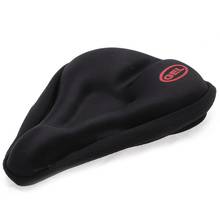 Silicone Soft Bike Saddle Bicycle Seat Pad Cover Black 3D Cushion Adjustable Road Bike MTB Seats Posts Seatpost Cycling Gear 2024 - buy cheap