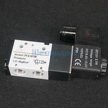 DC12V  3V210-08 3 Way 2 Position 1/4" Pneumatic Solenoid Valve Alumium Body 2024 - buy cheap