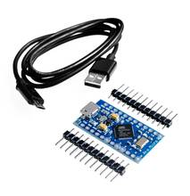 【AH ROBOT】New Pro Micro for  ATmega32U4 5V/16MHz Module with 2 row pin header and micro usb cable For Leonardo 2024 - buy cheap