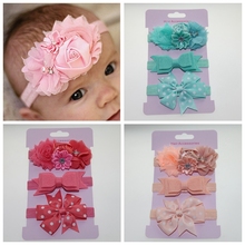 Diadema para bebé niña recién nacida, cinta para la cabeza con flor de encaje con perla, accesorios para el cabello para bebé 2024 - compra barato