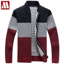 Brand Sweater Men's Cardigans Cashmere Wool Sweater Man V-neck Zipper Thick Warm Winter Sweaters Sueter Hombre Pull Homme S-3XL 2024 - buy cheap