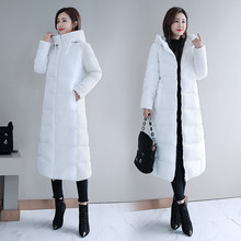 Plus size 5XL 6XL Winter Jacket Women Parkas New Solid Hooded Outwear Long Down Cotton Jacket Thicken Warm Cotton Padded Jacket 2024 - buy cheap