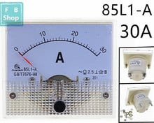 Панель переменного тока 85L1 30A, аналоговый панельный амперметр, измеритель тока с циферблатом, 1 шт. 2024 - купить недорого