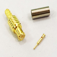 50pcs Connector MCX Male Plug  Adapter  Crimp for RG316 RG174 LMR100 Pigtail Cable 2024 - buy cheap