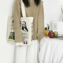 Bolso de hombro de lona para mujer, bolsa de compras con estampado de Henry Matisse Colourist, bolso para libros de estudiantes, de tela de algodón, Tote para niñas 2024 - compra barato