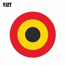 YJZT 14CM*14CM Roundel Belgium Flag Air Force Car Sticker Decal  Car Accessories 6-1622 2024 - buy cheap