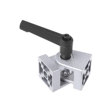 Conector pivoide Flexible de aleación de Zinc con mango, bisagra de esquina para Perfil de extrusión de aluminio 3030S/4040S 2024 - compra barato