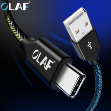 OLAF USB Type C Cable for Huawei P20 Pro lite Mate 20 USB C Fast Charging for Samsung Galaxy S9 S8 Plus USB Charge Cable Cord 2024 - buy cheap