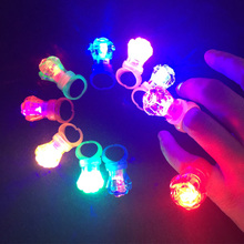 Креативные кольца со светодиодной подсветильник кой в виде Розы, светсветильник кольца на палец, светильник ящиеся игрушки, подарки, рождественские товары для класса вечерние НКИ, свадьбы 2024 - купить недорого