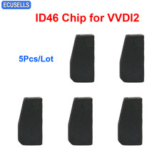Чипы для автомобильных ключей 5 шт./лот чип ID46 для Xhorse VVDI2 46 транспондер копировальный программатор VVDI 46 чип 2024 - купить недорого