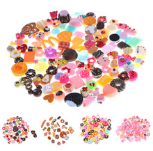 10pcs DIY Jewelry Pretend Play Toy Colorful Christmas Dolls Miniature Pretend Toy Food Cake Biscuit Donuts For Dolls Accessories 2024 - buy cheap