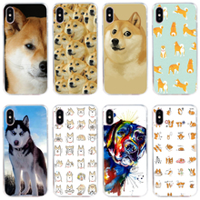 Funda de teléfono de silicona suave doge 24H para iphone 5, 5s, se, X, XR, XS, Max 2024 - compra barato