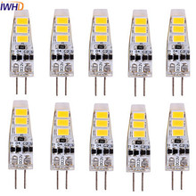 IWHD 2W Mini G4 12V LED Bulb 120LM Mini G4 LED 12V Bi-pin Lights Warm White/White Replace Halogen Chandeliers 10PCS 2024 - buy cheap