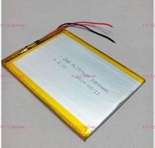 3.7V polymer lithium battery 337095 2600mAh tablet mobile power supply and other general purpose battery Rechargeable Li-ion Cel 2024 - buy cheap