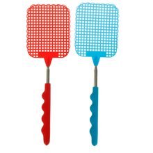 1 pçs útil ferramentas de controle de pragas extensíveis moscas swatter plástico simples padrão fly swatter cor aleatória 2024 - compre barato