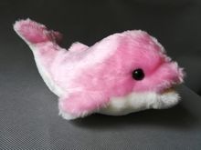 about 27cm lovely pink dolphin plush toy soft doll kid's toy birthday gift h0089 2024 - buy cheap