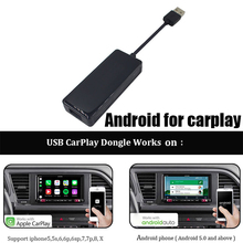 Universal  USB Car Link Dongle Link dongle Smart USB Link Dongle Navigation Player Auto Dongle White Portable for Apple CarPlay 2024 - buy cheap