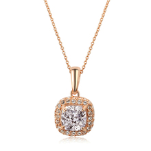 Высококачественные классические ожерелья ZHOUYANG с подвеской из розового золота с австрийскими кристаллами ZYN112 ZYN111 2024 - купить недорого
