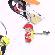 1/5pcs Fashion jewelry pendant Gaara figure doll metal Keychain Keyring pendant for Men women kids Good GIFT 2024 - buy cheap