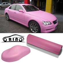 Adesivo vinílico para carro, de alta qualidade, rosa, fosco, envoltório automotivo, livre de ar, tamanho: 1.52*30m por rolo 2024 - compre barato