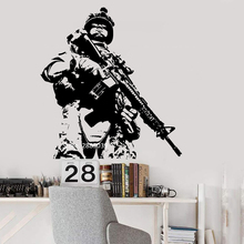 Hot Selling US Soldier Murals Art Wall Vinyl Decor Wall Stickers Marine Army Military Guaranteed Top Quality Wall Decals LC1056 2024 - buy cheap