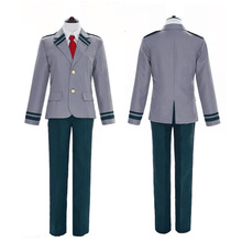 Disfraz de Boku no Hero Academia de Anime Midoriya Izuku, uniforme escolar, chaqueta, pantalones, camisa, corbata, para hombre y mujer 2024 - compra barato