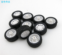 10Pcs 20*8*1.9mm Rubber Hollow Tire Car Wheel Model Wheels DIY Toy Accessory for Car F17678 2024 - buy cheap