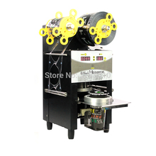 370W Semi-automo Cup Sealing Machine 95mm/90mm Electric Bubble Tea Milk/Coffee Packing Sealer Pressure Paper/Plastic Cup Lid M10 2024 - compra barato