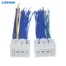 LEEWA-Adaptador de arnés de cables estéreo para coche, Conector de conexión de 35 pines y 38 pines para Radio, para KIA K2/K3/K4/Elantra/Mistra 2024 - compra barato