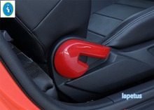 Lapfetto acessórios, encosto interno, cadeira, encosto, ajuste de controle, alça, capa colorida para ford mustang 2015 - 2018 abs 2024 - compre barato