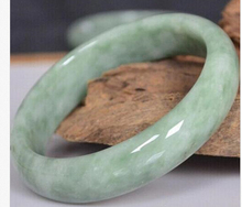 $wholesale_jewelry_wig$ Certified Beautiful 100% Natural Grade A  Jadeite Bangle 60MM 2024 - buy cheap