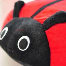 Lady beetle doll back cushion 1pc 35*35cm lovely pillow doll plush toy birthday gift for girls 2024 - buy cheap
