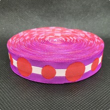 5/8" 16mmX10yards/lot  Zakka handmade accessories Cartoon ribbon laciness Jacquard Ribbon with multicolour dot ZERZEEMOOY 2024 - buy cheap