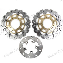 For SUZUKI GSXR 600 2008 - 2014 Front Rear Brake Disc Disk Rotor Kit GSX R GSX-R GSXR600 750 GSX600R 2009 2010 2011 2012 2013 2024 - buy cheap