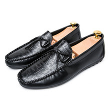 Men's Classic Tassel Soft Moccasins Mens Genuine Leather Casual Loafers Outdoor Driving Flats Men Summer Spring Autumn Shoes 2024 - buy cheap