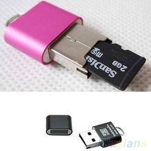 Картридер портативный с USB 2,0 для чтения карт Micro SD и TF 2024 - купить недорого