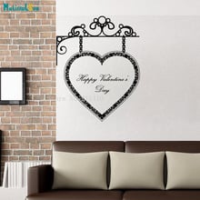 Holiday Wall Sticker Decals Valentine's Day Sign Wallpaper Home Decor For  Lover Self-adhesive Art Vinyl Beautiful Murals YT215 2024 - buy cheap