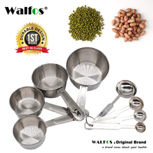 WALFOS-taza medidora de acero inoxidable para cocina, herramientas de medición, cucharas para hornear, cuchara de azúcar, juegos de café, superventas 2024 - compra barato