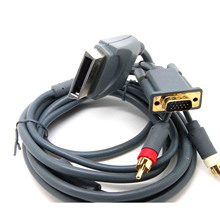 10 unidades de Cable de vídeo HDTV AV VGA de alta definición para Microsoft Xbox 360 x360 2024 - compra barato