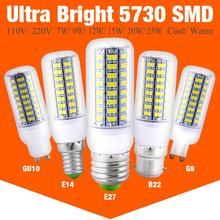 E27 E14 LED Corn Lights B22 5730 SMD G9 GU10 LED Bulbs 24 36 48 56 69 72LEDs Lampada Ampoule Lighting Leds Lamp Bombillas Bulb 2024 - buy cheap