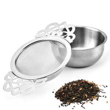 Filtro de té reutilizable con Infusor de malla de té, tetera de acero inoxidable, filtro de especias de hoja de té suelto, accesorios de cocina 2024 - compra barato